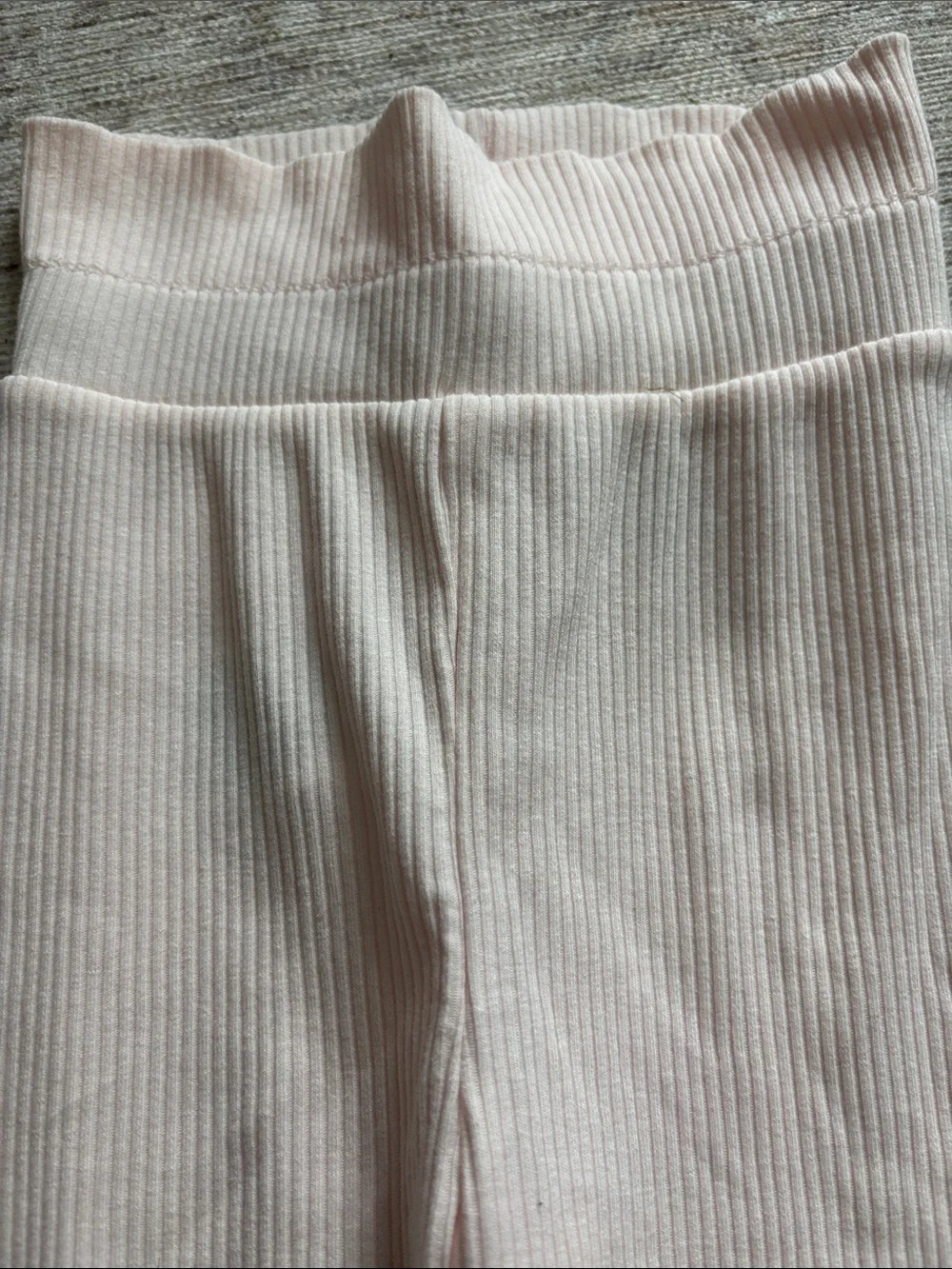 Baby GAP Light Pink Ribbed Kids Leggings Lot of 2 size: 18-24 months